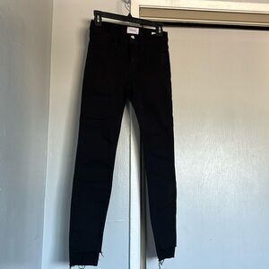 Frame skinny jeans, black, size 25